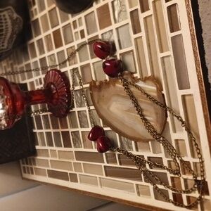 Vintage Red Stone necklace